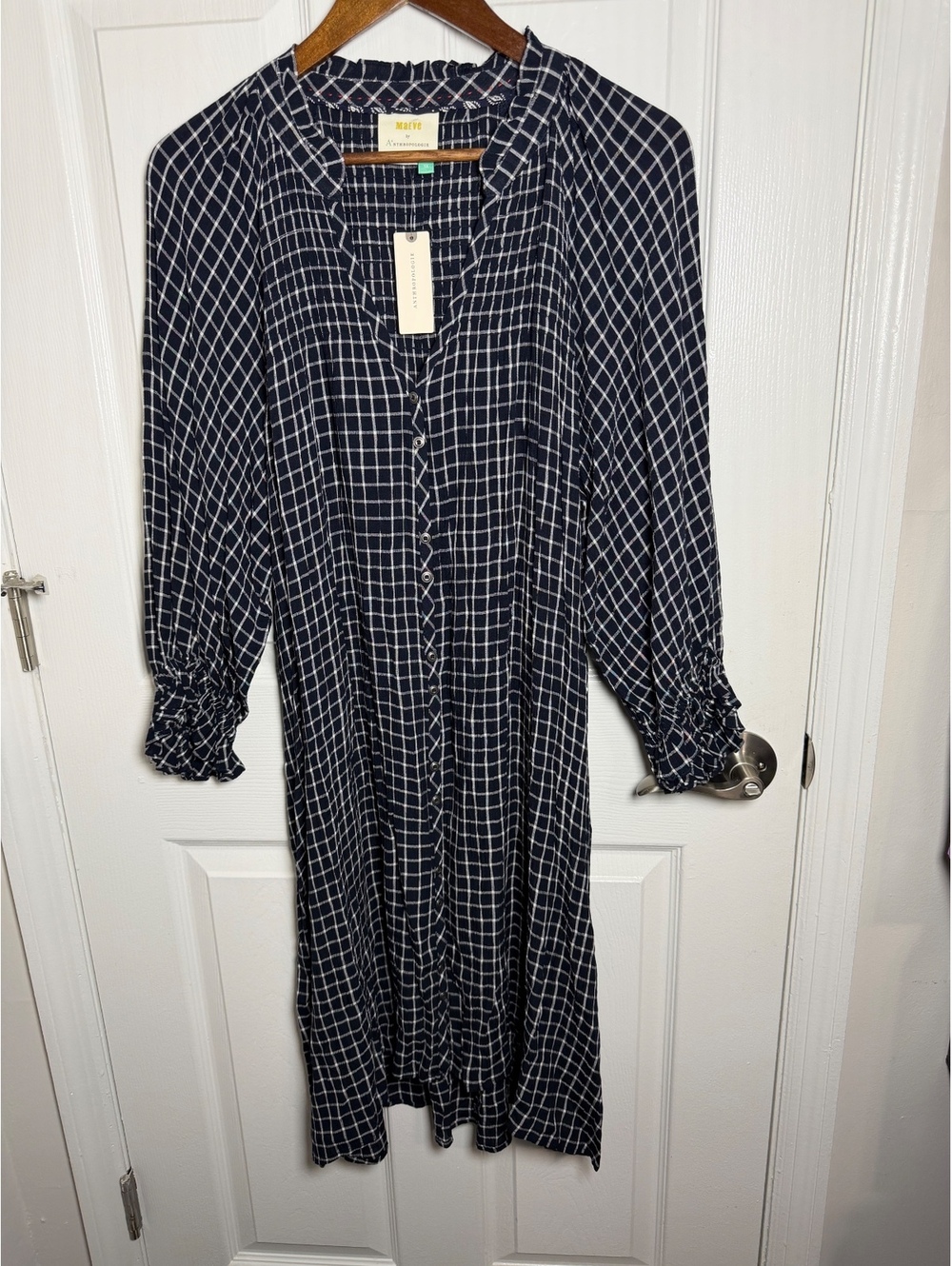 NWT Maeve Anthropologie Gingham Dress